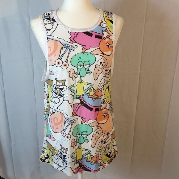 Nickelodeon Tops - Nickelodeon Sponge Bob Squarepants Tank Top